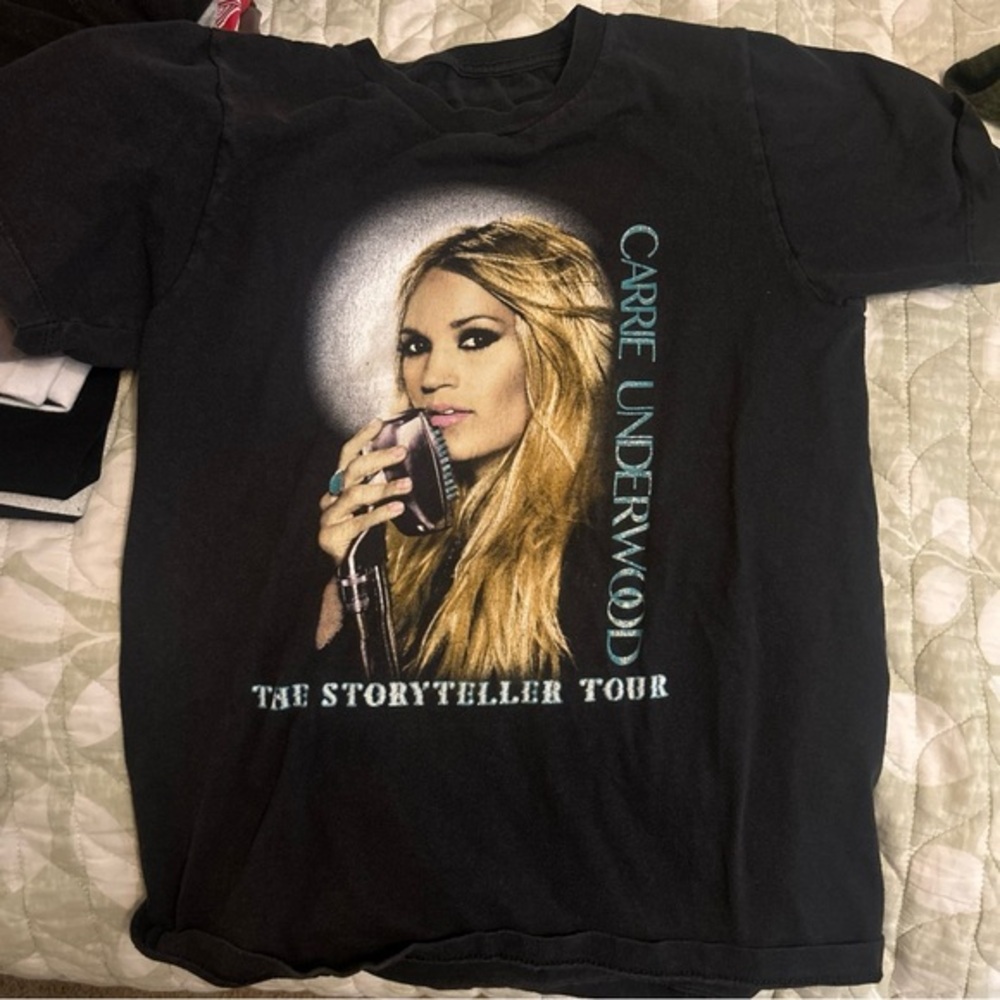 Carrie Underwood The Storyteller Tour 2016 Black Concert T-Shirt Large Graphic
